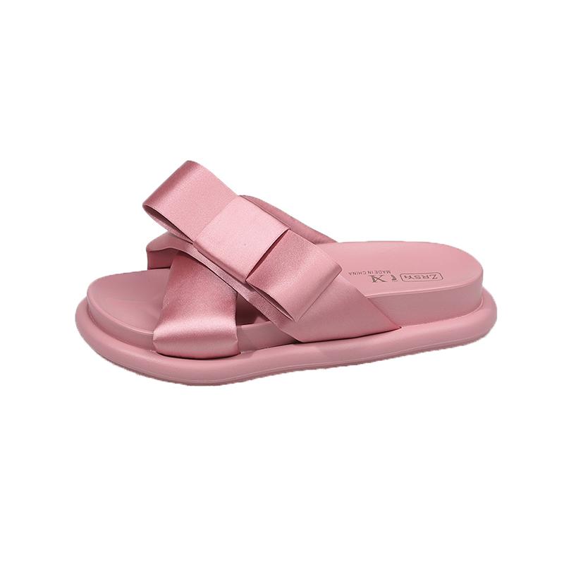 Fashion Luxury Champagne Satin Silk Sandals Woman Big Bowknot Thick Sole Sandalias Ladies Elegant Brand Design PU Footbed Mule Shoes 35
Fashion Luxury Champagne Satin Silk Sandals Woman Big Bowknot Thick Sole Sandalias Ladies Elegant Brand Design PU Footbed Mule Shoes 35