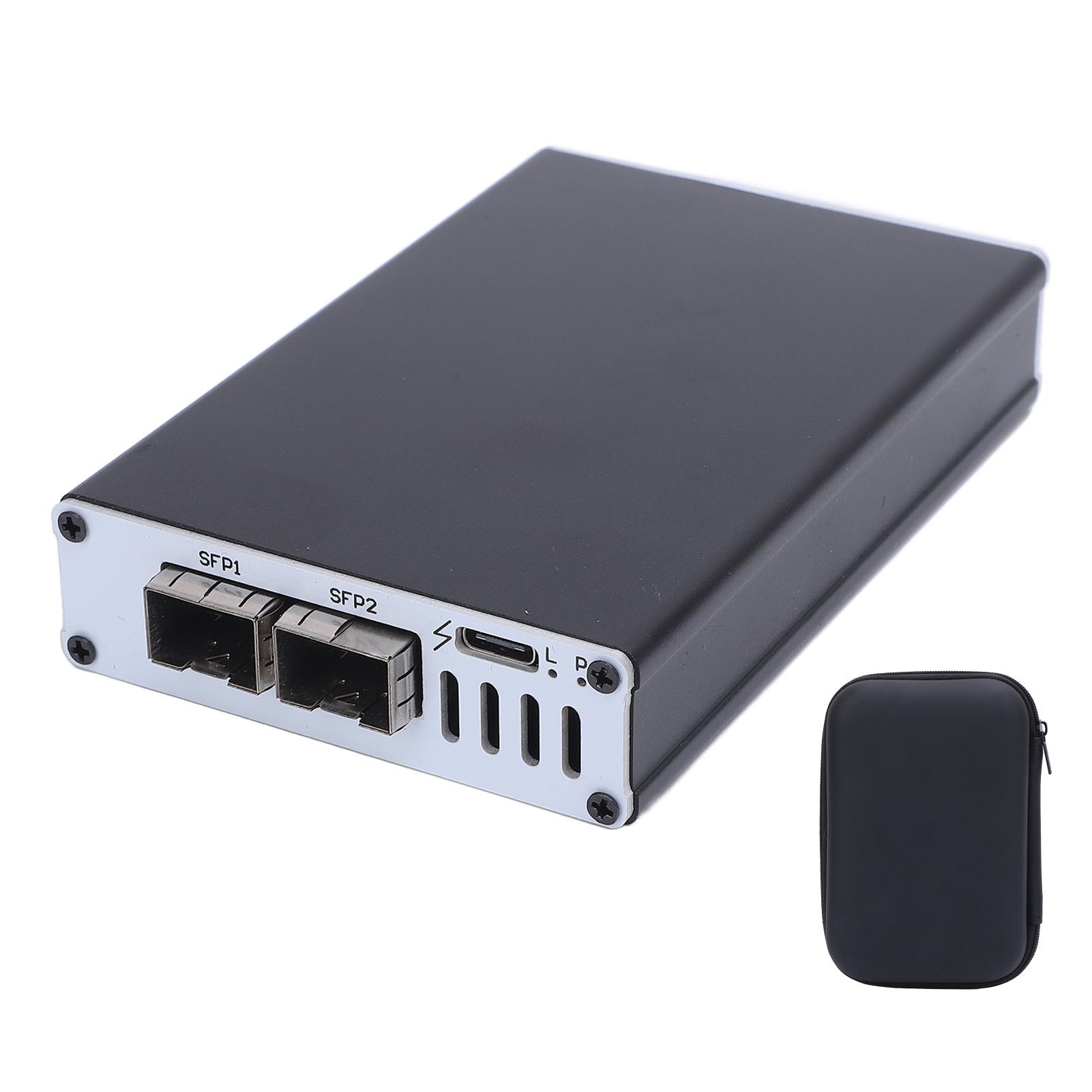 10G Ethernet Adapter Aluminum USB4 SFP Fiber Port 10 Gigabit Ethernet Adapter for High Speed 10G single port
10G Ethernet Adapter Aluminum USB4 SFP Fiber Port 10 Gigabit Ethernet Adapter for High Speed 10G single port