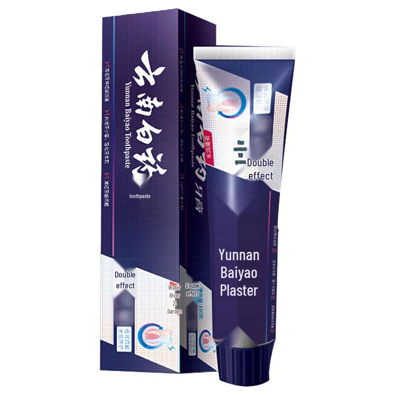 Yunnan Baiyao Dual-Effect Anti-Sensitivity Toothpaste
Yunnan Baiyao Dual-Effect Anti-Sensitivity Toothpaste