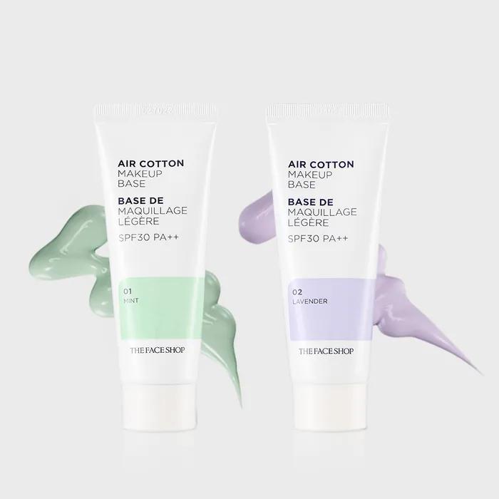The Face Shop Air Cotton Makeup Base 35g 02 Lavender
The Face Shop Air Cotton Makeup Base 35g 02 Lavender