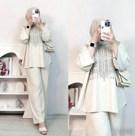 Bohemian Style Loose Three-Quarter Sleeve Pants Two-Piece Set 3XL
Bohemian Style Loose Three-Quarter Sleeve Pants Two-Piece Set 3XL