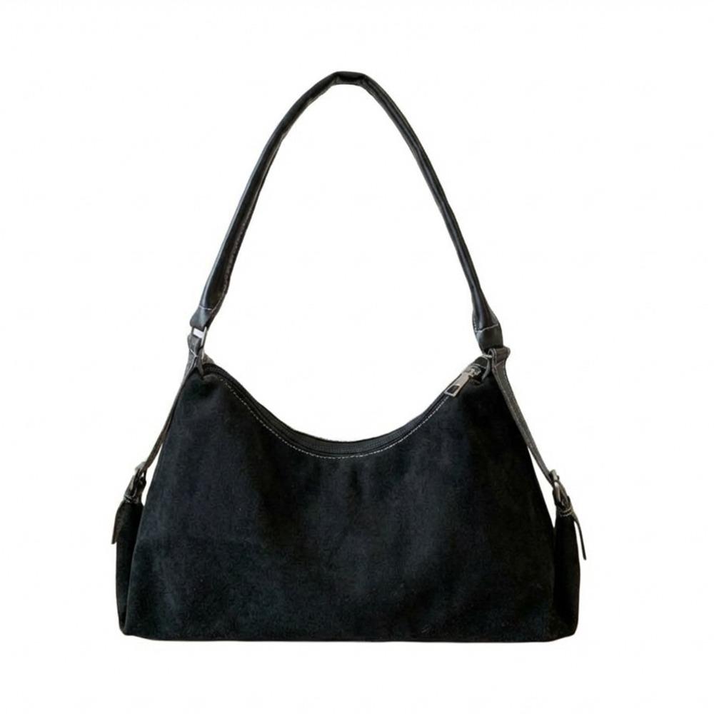 Fashion Suede Leather Boston Bag Soft Matte Solid Color Shoulder Bag Large Capacity Tote Handbag Women чорний
Fashion Suede Leather Boston Bag Soft Matte Solid Color Shoulder Bag Large Capacity Tote Handbag Women чорний