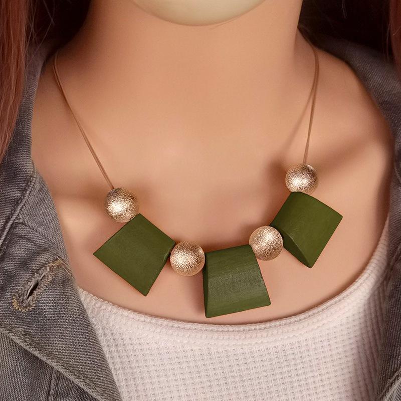 Модное ожерелье для женских украшений зелёный
Модное ожерелье для женских украшений зелёный