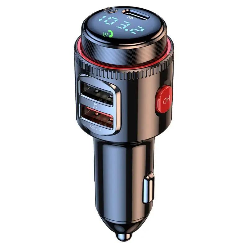 T23 Bluetooth MP3 Player FM Transmitter PD Car Charger Multifunctional Wireless Audio Adapter Fast Charging for All Cars T5K7 чёрный
T23 Bluetooth MP3 Player FM Transmitter PD Car Charger Multifunctional Wireless Audio Adapter Fast Charging for All Cars T5K7 чёрный