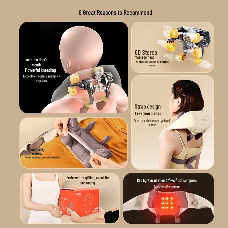 Yolanda Multi-functional Neck & Shoulder Massager
Yolanda Multi-functional Neck & Shoulder Massager