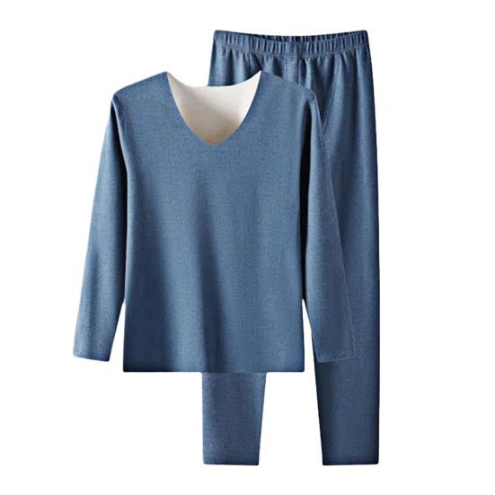 Мужское термобелье с флисовой подкладкой, комплект кальсон, зимний теплый базовый слой, комплект рубашек и брюк для холодной погоды XL синий
Мужское термобелье с флисовой подкладкой, комплект кальсон, зимний теплый базовый слой, комплект рубашек и брюк для холодной погоды XL синий