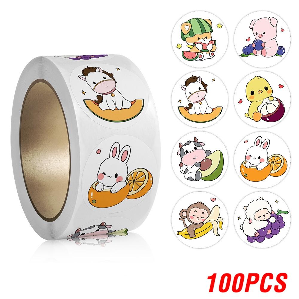 100-500pcs Cartoon Animal Stickers Children s Stickers Kindergarten Inspirational Little Red Flower Reward Roll Stickers
100-500pcs Cartoon Animal Stickers Children s Stickers Kindergarten Inspirational Little Red Flower Reward Roll Stickers