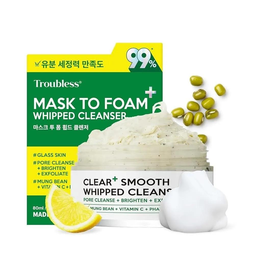 Troubless CLEAR PLUS Smooth Whipping Cleanser 80ml
Troubless CLEAR PLUS Smooth Whipping Cleanser 80ml