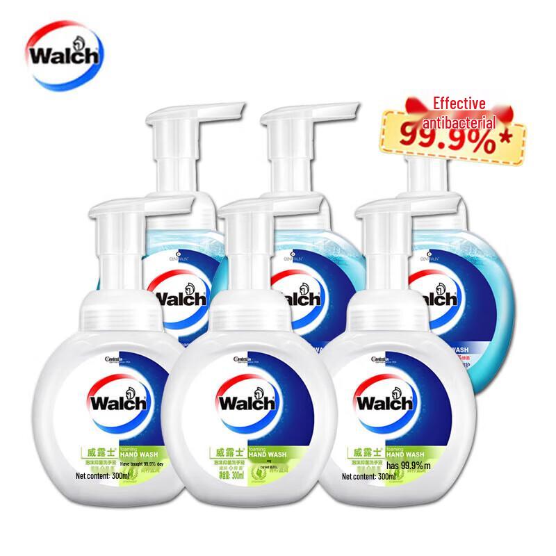 Walch Foaming Hand Wash Combo Pack (6 x 300ml)
Walch Foaming Hand Wash Combo Pack (6 x 300ml)