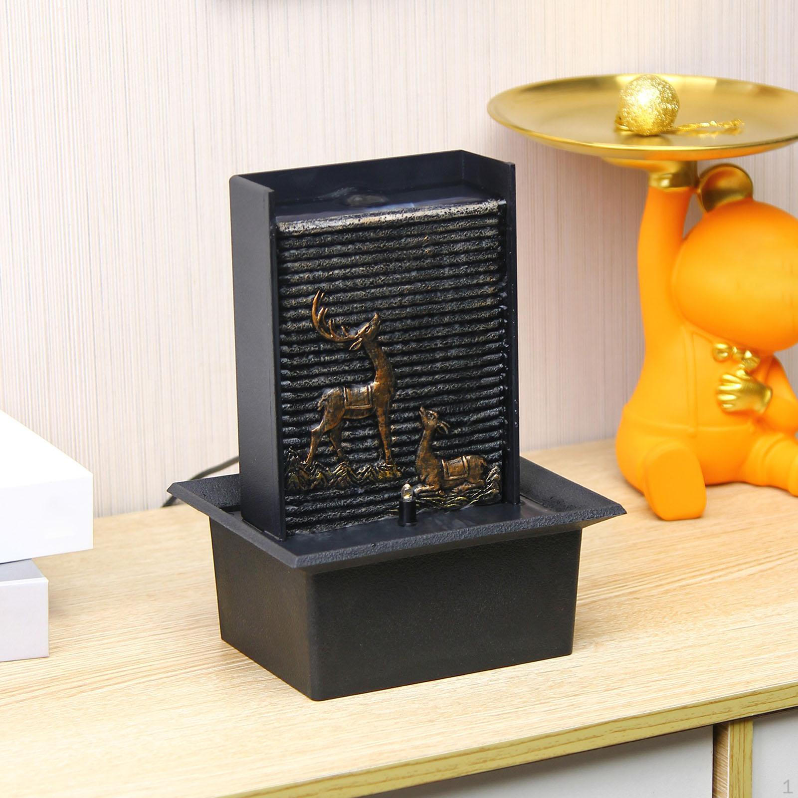 Tabletop Desktop Water Fall Art Craft Collection Deer Statue Indoor Waterfall Ornament for Bedroom
Tabletop Desktop Water Fall Art Craft Collection Deer Statue Indoor Waterfall Ornament for Bedroom