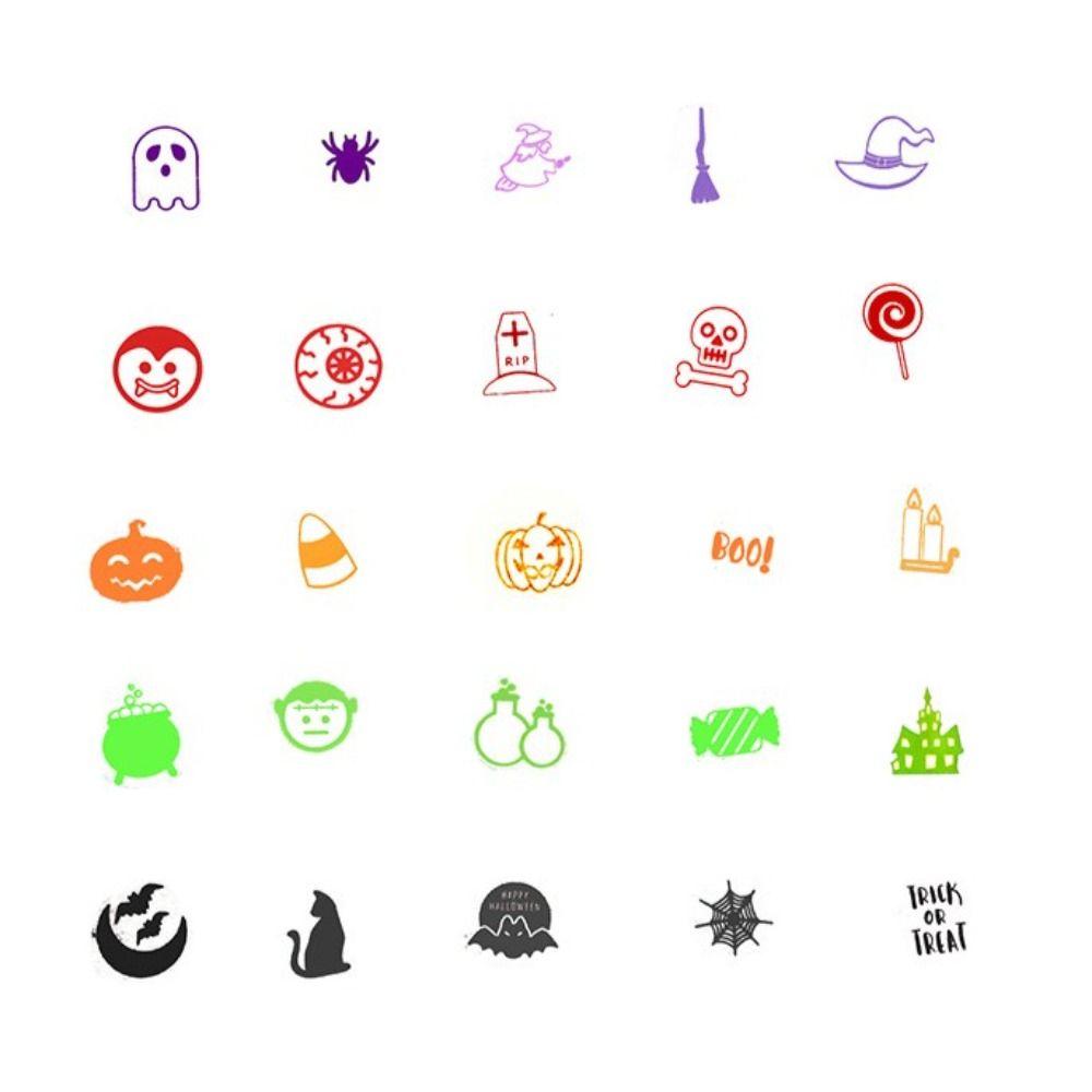 Cartoon Children Round Seal DIY Pumpkin Signet Toy Cute 50pcs Halloween Stamp Teaching Aids
Cartoon Children Round Seal DIY Pumpkin Signet Toy Cute 50pcs Halloween Stamp Teaching Aids