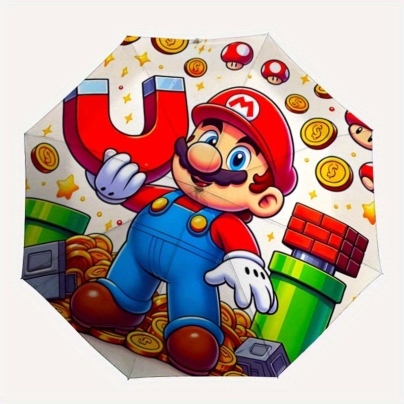 Mario Coins Automatic Folding Umbrella - Lightweight, Retractable Design with 8-Rib Durability, Perfect for Outdoor Adventures, Fashionable
Mario Coins Automatic Folding Umbrella - Lightweight, Retractable Design with 8-Rib Durability, Perfect for Outdoor Adventures, Fashionable