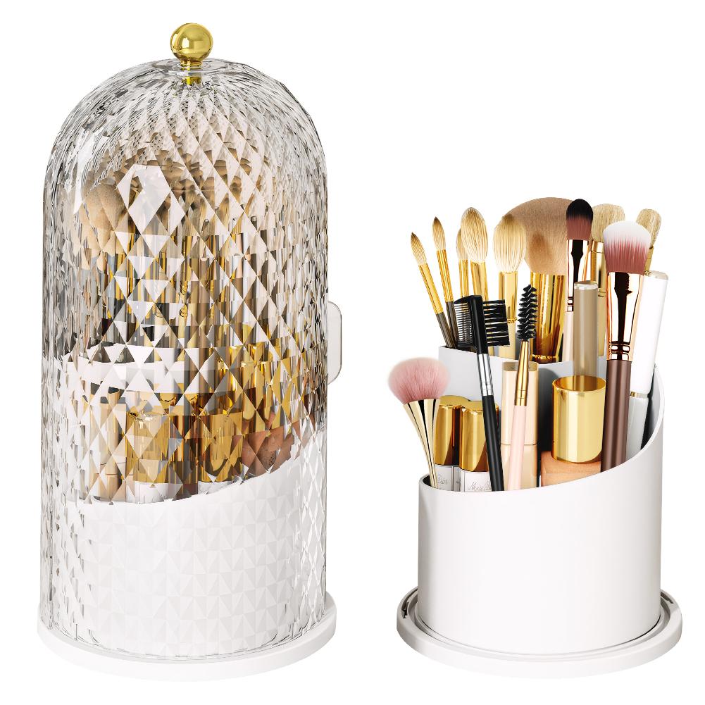 Rotating Makeup Organizer Plastic Desktop Organizer Dustproof Cosmetic Container Makeup Display Stand for Lipstick Makeup Brush Italy
Rotating Makeup Organizer Plastic Desktop Organizer Dustproof Cosmetic Container Makeup Display Stand for Lipstick Makeup Brush Italy