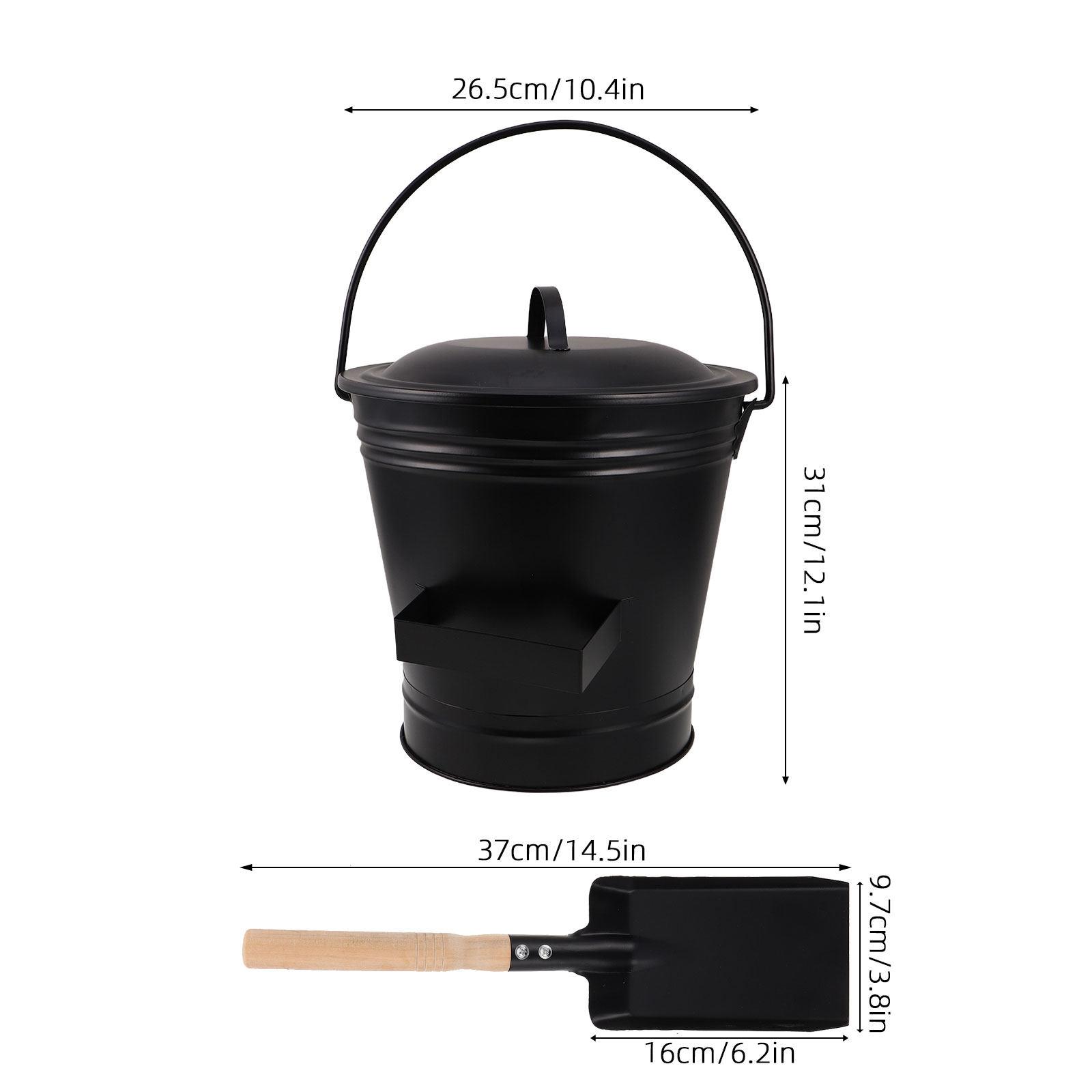Fireplace Ash Shovel And Bucket Set Metal Container Dustpan Scoop Fireplace Cleaning Tool For Chimney Wood Stove Campfire
Fireplace Ash Shovel And Bucket Set Metal Container Dustpan Scoop Fireplace Cleaning Tool For Chimney Wood Stove Campfire