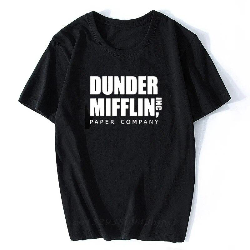 Бумажная футболка унисекс с коротким рукавом The Office TV Show Dunder Mifflin, футболки с круглым вырезом для уличной одежды унисекс
Бумажная футболка унисекс с коротким рукавом The Office TV Show Dunder Mifflin, футболки с круглым вырезом для уличной одежды унисекс