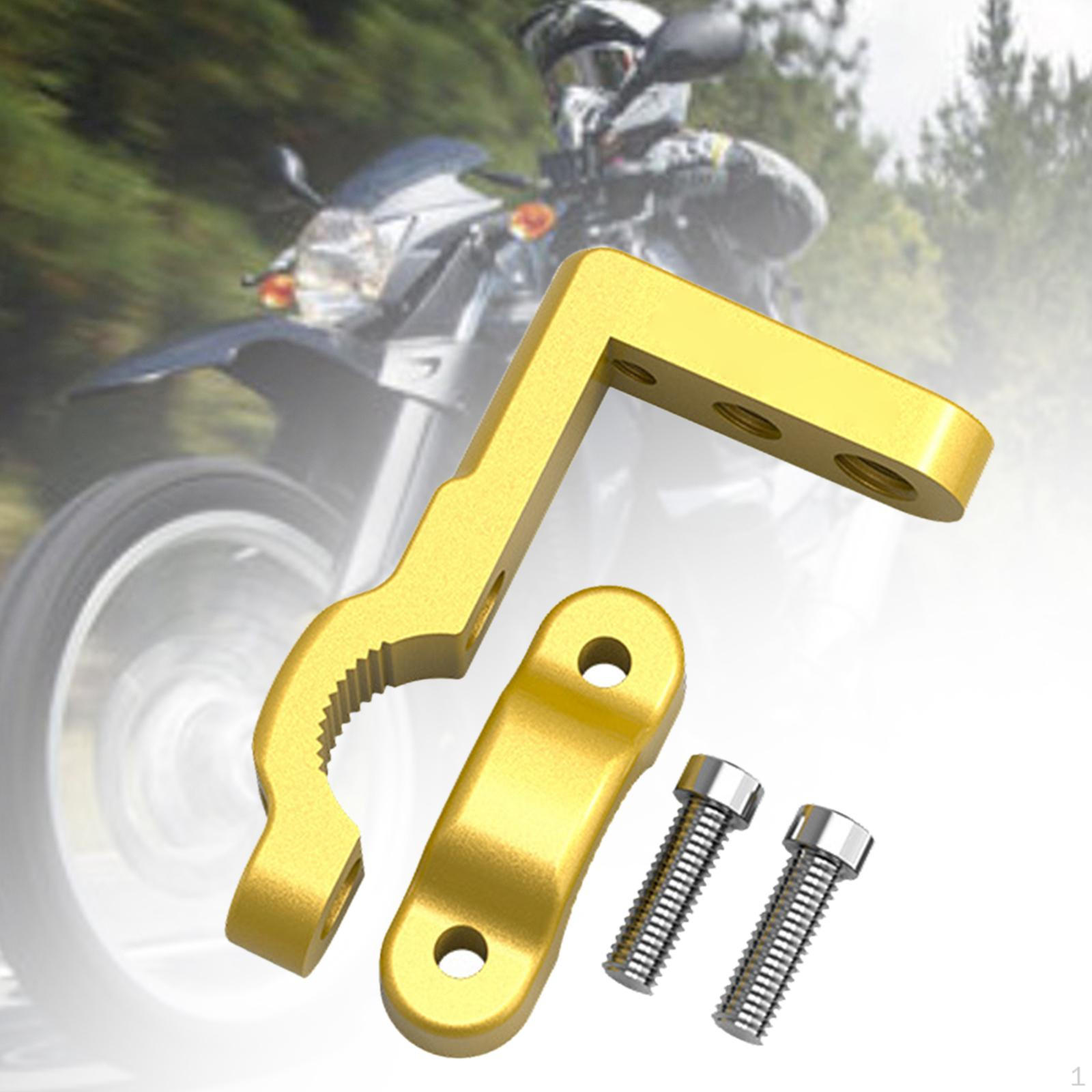 Mirror Bracket Motorcycle Light Lightweight Multifunction Bikes Bar Mount Motorcycles gold
Mirror Bracket Motorcycle Light Lightweight Multifunction Bikes Bar Mount Motorcycles gold