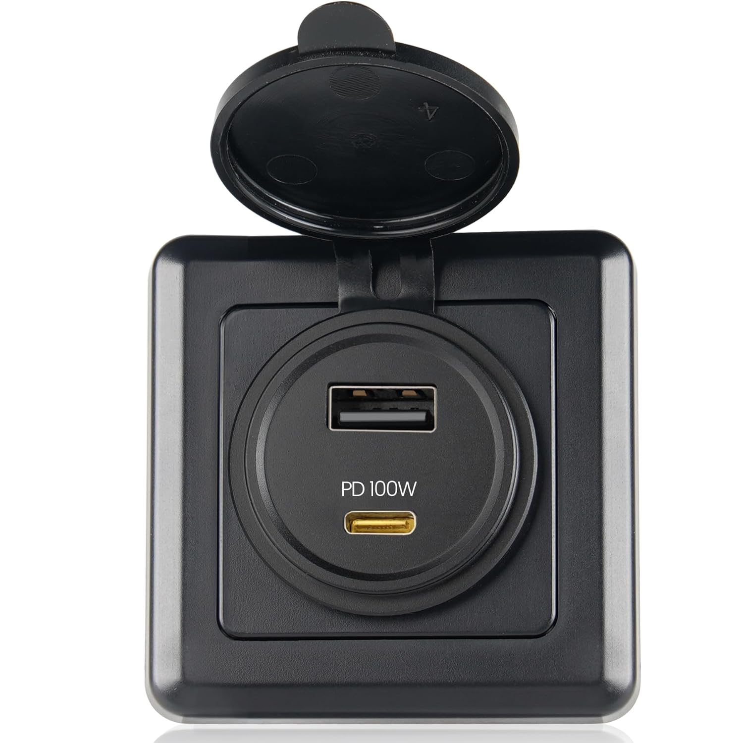 118W RV USB Outlet 100W PD & 18W USB-A Dual Port Power Socket, Powerful USB-C Fast Charging Laptop Tablet SL Mini and Phones, Great for RV Boat 1 PACK
118W RV USB Outlet 100W PD & 18W USB-A Dual Port Power Socket, Powerful USB-C Fast Charging Laptop Tablet SL Mini and Phones, Great for RV Boat 1 PACK
