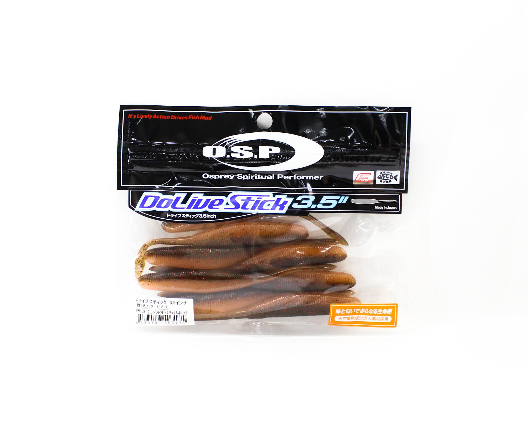 OSP Soft Lure Dolive Stick 3.5 Inches TW-108 (3175)
OSP Soft Lure Dolive Stick 3.5 Inches TW-108 (3175)