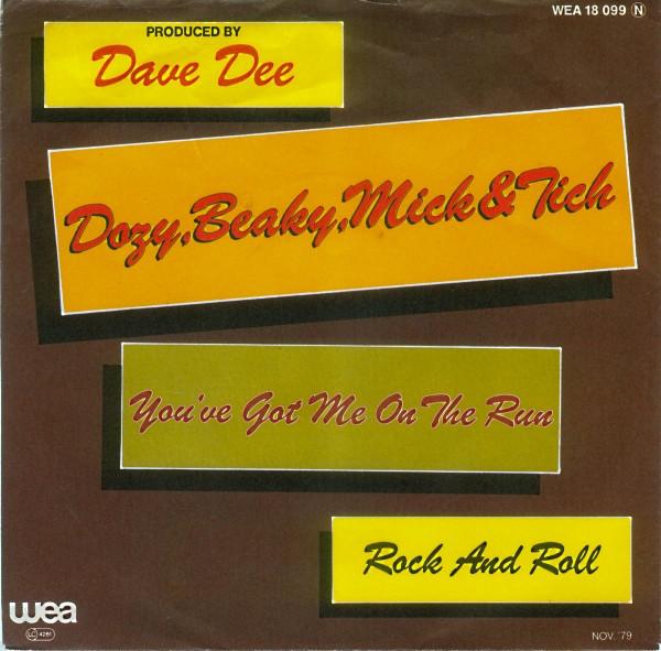 7inch Record DOZY BEAKY MICK TICH Youve Got Me On The Run WEA18099 Wea 1979 UK Rock Used
7inch Record DOZY BEAKY MICK TICH Youve Got Me On The Run WEA18099 Wea 1979 UK Rock Used