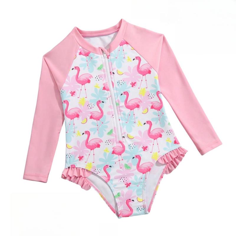 2024 Long-Sleeved One-Piece Swimsuits for Girls: European and American Inspired Beachwear 4 Years
2024 Long-Sleeved One-Piece Swimsuits for Girls: European and American Inspired Beachwear 4 Years