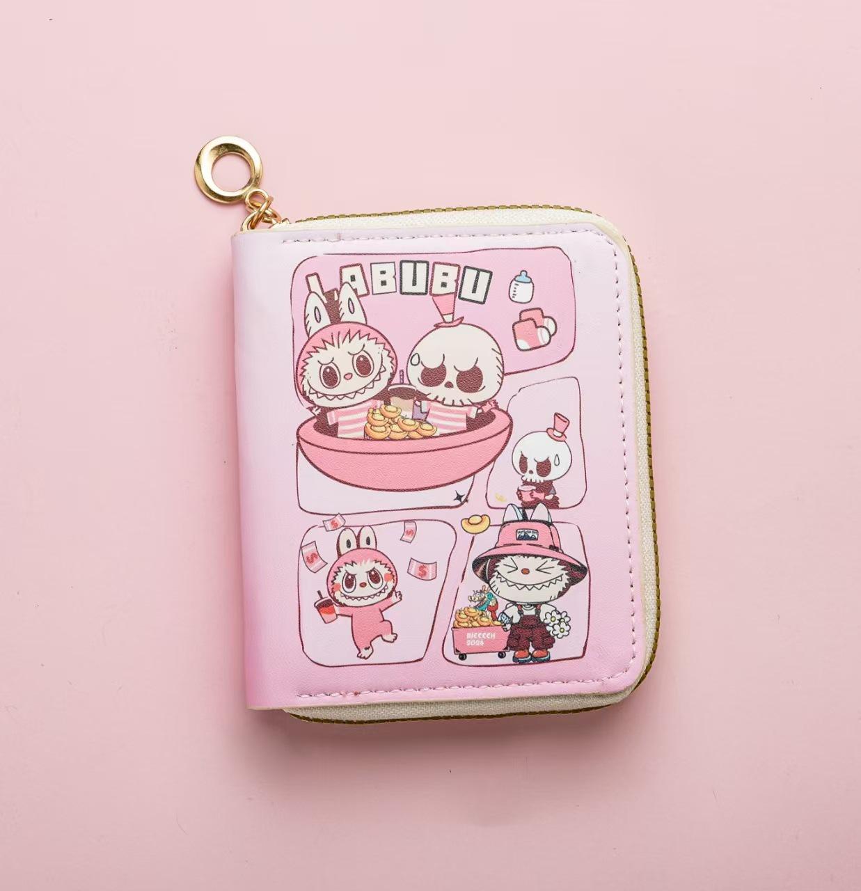 Labubu Girly Foldable Leather Wallet: Small, Cute Card Holder & Coin Purse for Students
Labubu Girly Foldable Leather Wallet: Small, Cute Card Holder & Coin Purse for Students
