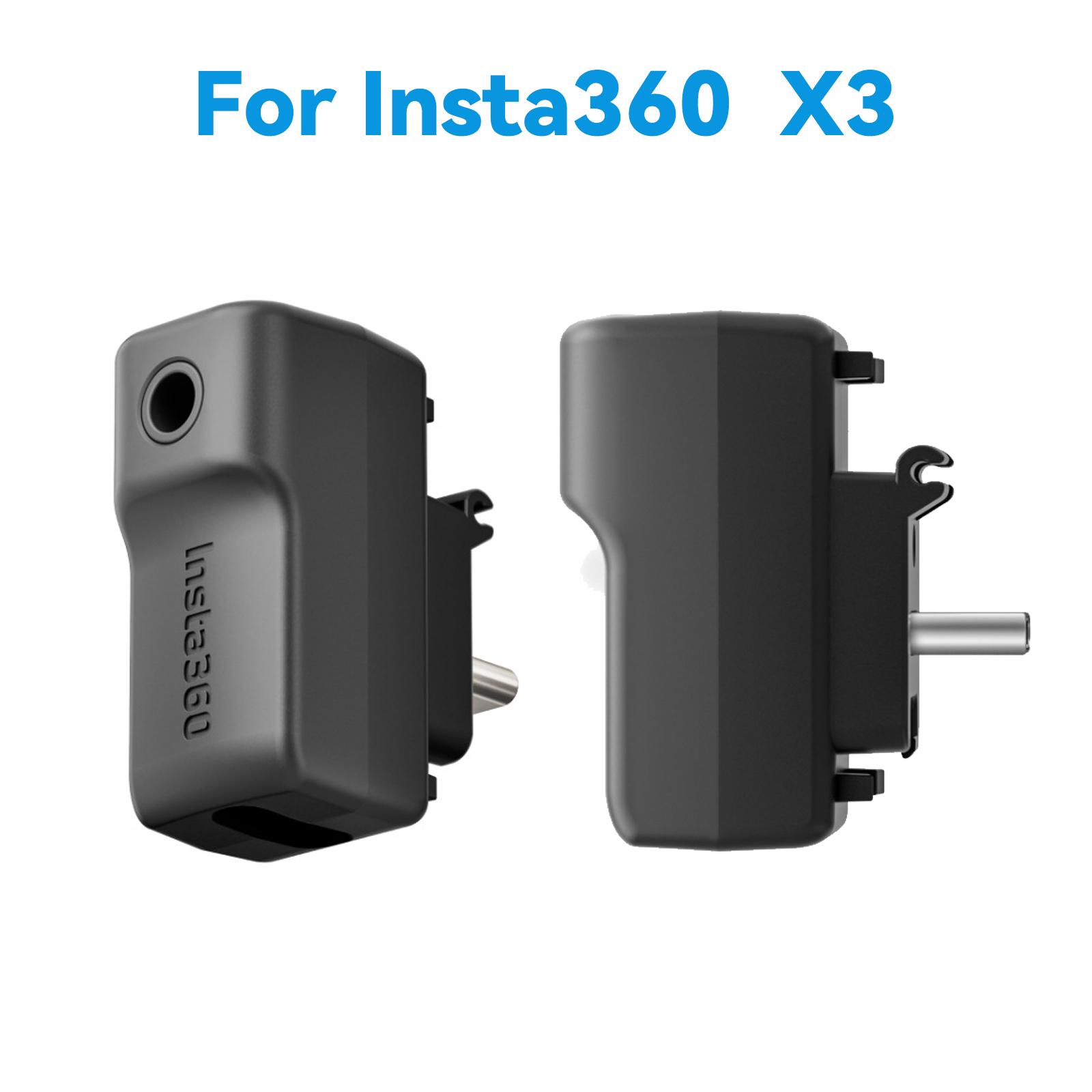 For Insta360 X3 Mic Adapter External Microphone Adapter Camera Type-C And 3.5mm Audio Ports Support Charging While Recording чорний
For Insta360 X3 Mic Adapter External Microphone Adapter Camera Type-C And 3.5mm Audio Ports Support Charging While Recording чорний