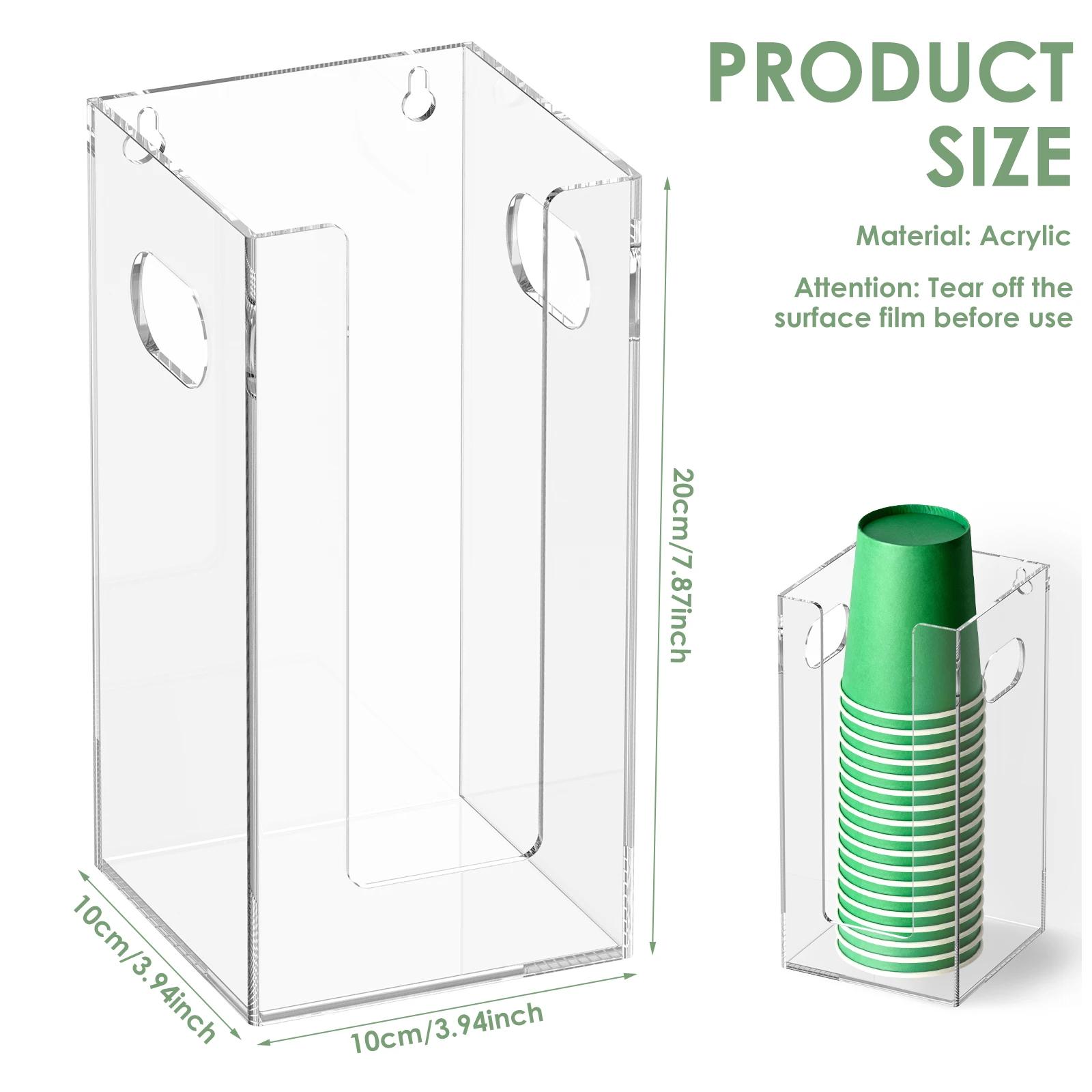 1/2/4 Compartment Paper Cup Storage Holder Acrylic Transparent Paper Cup Dispenser Vertical Disposable Cup Holder for Kitchen
1/2/4 Compartment Paper Cup Storage Holder Acrylic Transparent Paper Cup Dispenser Vertical Disposable Cup Holder for Kitchen