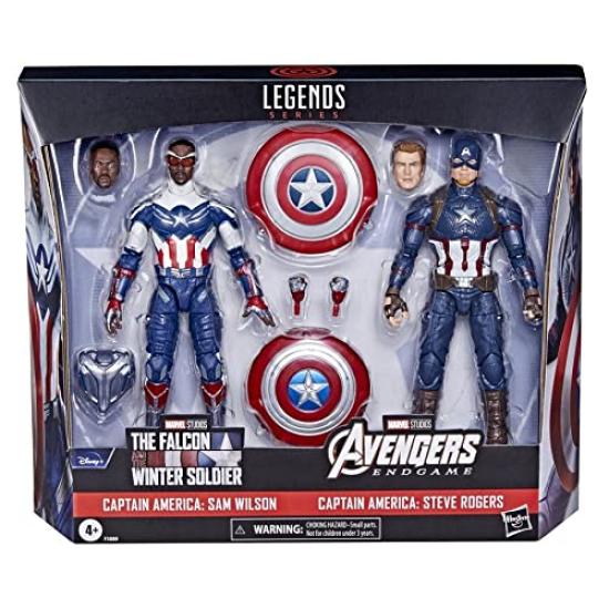 Marvel Легенды Капитан Америка Сэм Уилсон Стив Роджерс Marvel Legends Series Капитан Америка Стив Роджерс и Сэм Уилсон MCU 2-Pack и 2-Pack 6-дюймов
Marvel Легенды Капитан Америка Сэм Уилсон Стив Роджерс Marvel Legends Series Капитан Америка Стив Роджерс и Сэм Уилсон MCU 2-Pack и 2-Pack 6-дюймов