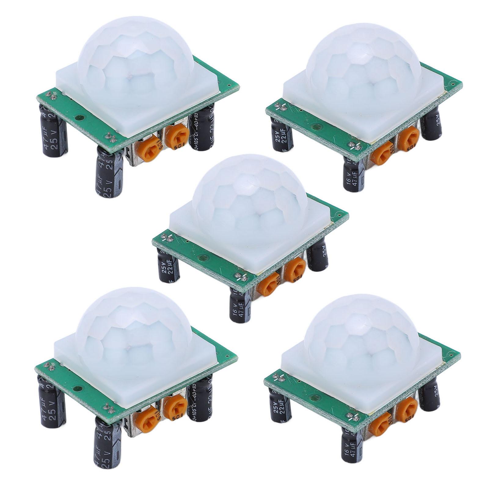 5Pcs PIR IR Module PCB Sensitive Stable Accurate Low Consumption Human Motion Detector for Alarm
5Pcs PIR IR Module PCB Sensitive Stable Accurate Low Consumption Human Motion Detector for Alarm