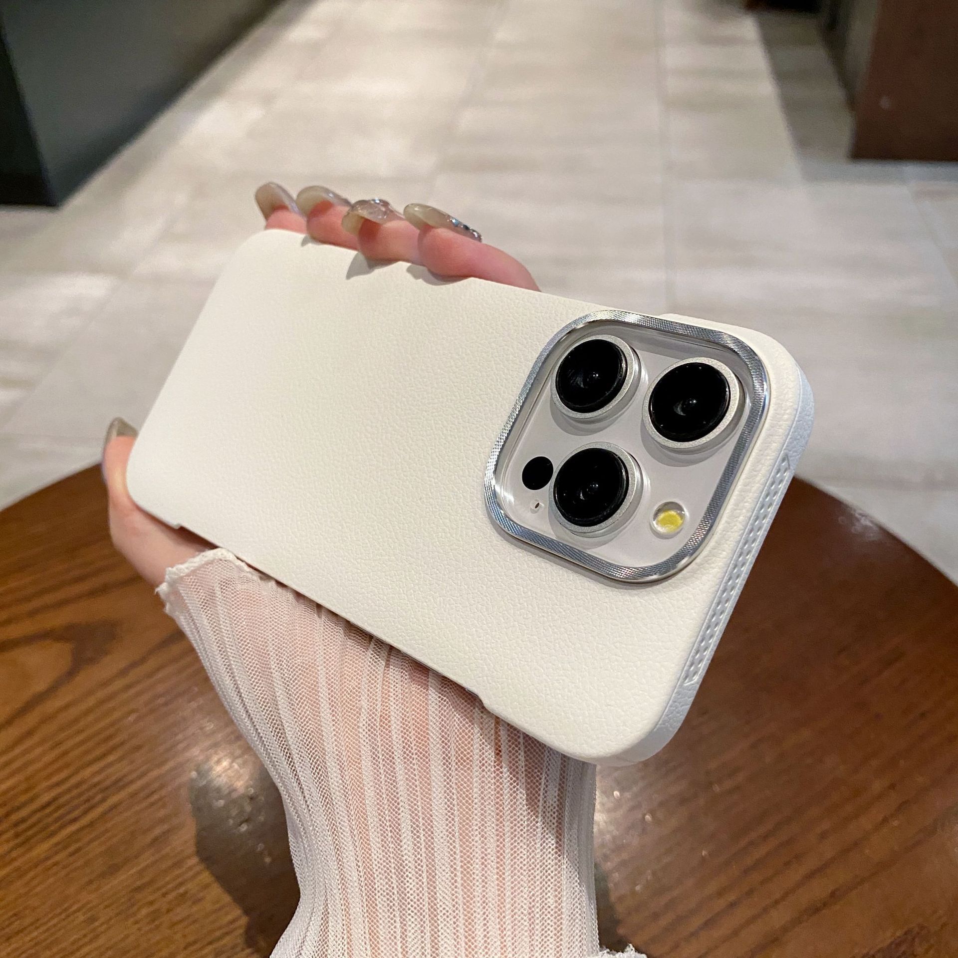 Подходит для iPhone 15promax с чехлом для телефона с текстурой кожи личи, 14 ультратонкий чехол для телефона без рамок, 13iPhone12 мягкий чехол Apple 12Promax белый
Подходит для iPhone 15promax с чехлом для телефона с текстурой кожи личи, 14 ультратонкий чехол для телефона без рамок, 13iPhone12 мягкий чехол Apple 12Promax белый