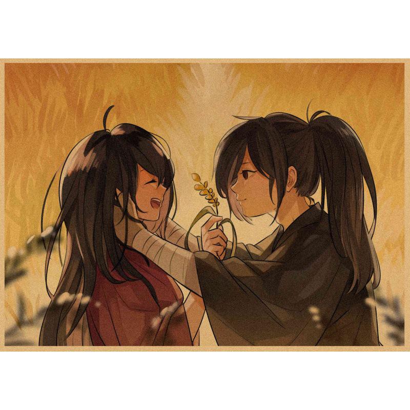 Dororo Retro Japanese Anime Kraft Paper Poster - Decorative Wall Art Mural White PP paper with adhesive 80*120 cm
Dororo Retro Japanese Anime Kraft Paper Poster - Decorative Wall Art Mural White PP paper with adhesive 80*120 cm