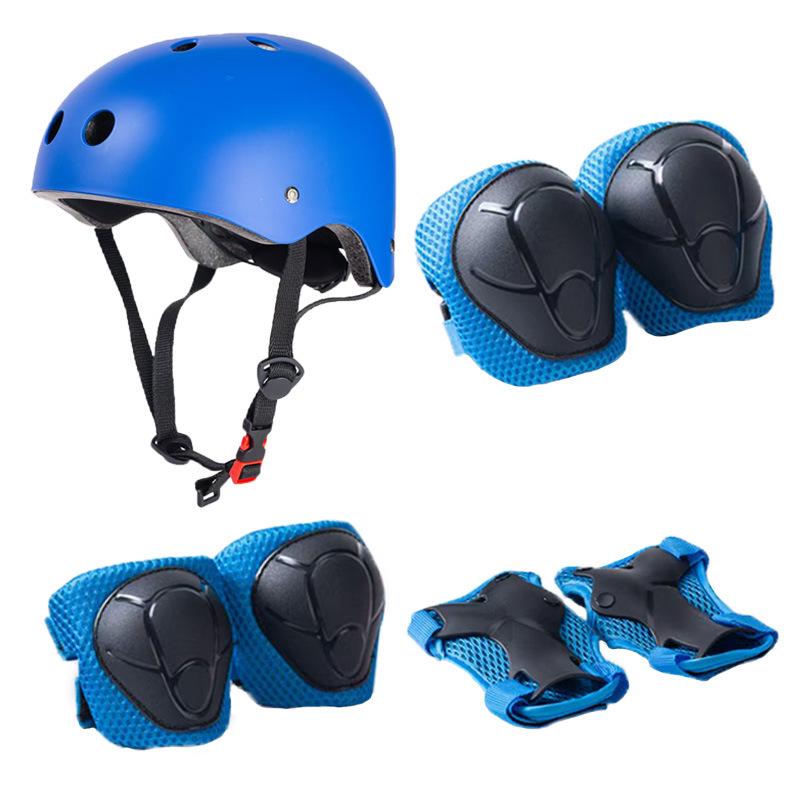 Children s Seven-Piece Skateboard and Bike Protective Gear Set: Helmet, Hand Guards, Elbow Pads, Knee Pads for Boys and Girls. M (8-12 years, 20-40 kg)
Children s Seven-Piece Skateboard and Bike Protective Gear Set: Helmet, Hand Guards, Elbow Pads, Knee Pads for Boys and Girls. M (8-12 years, 20-40 kg)