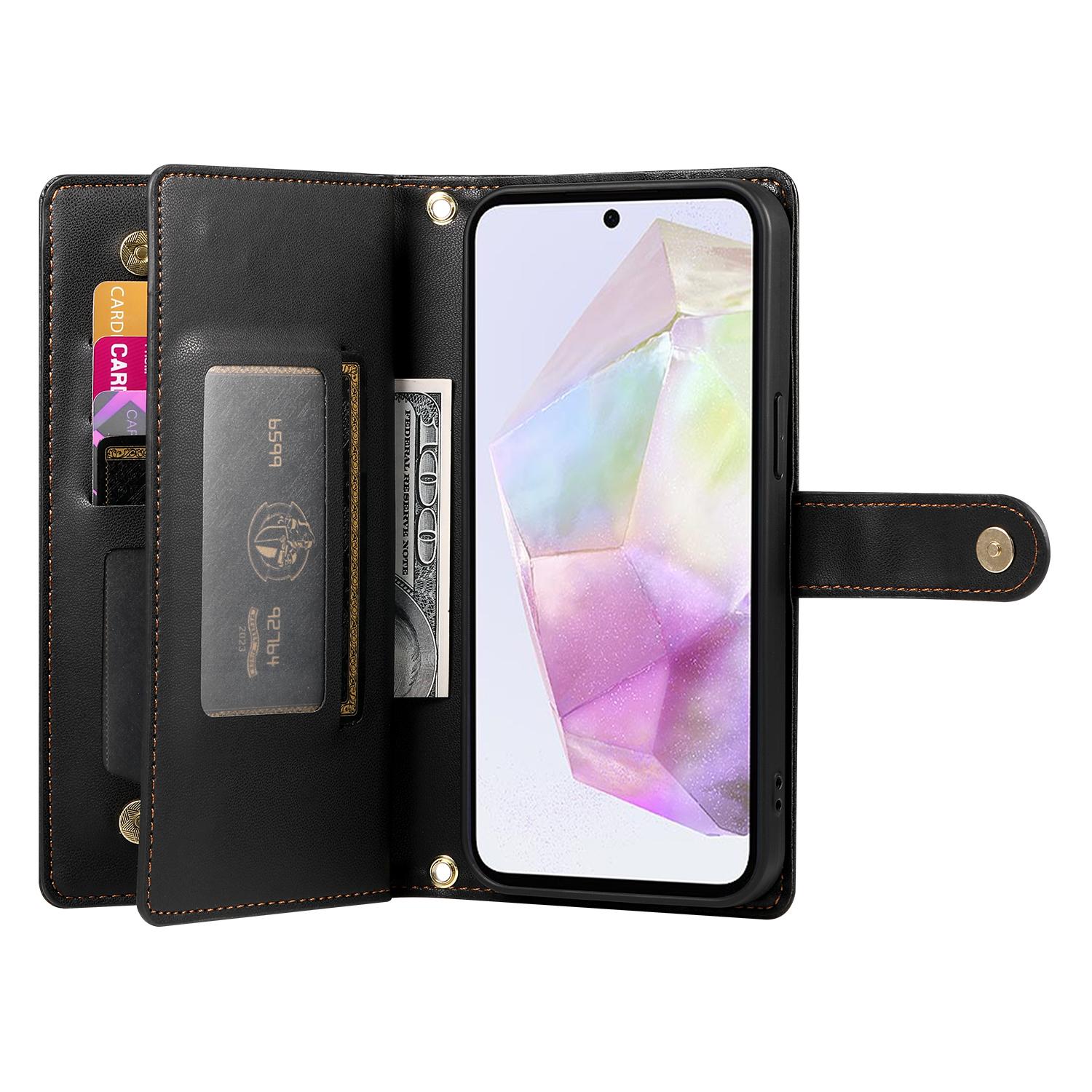 DF-011 For Samsung Galaxy A35 5G Case PU Leather Zipper Pocket Folio Flip Phone Cover Black
DF-011 For Samsung Galaxy A35 5G Case PU Leather Zipper Pocket Folio Flip Phone Cover Black