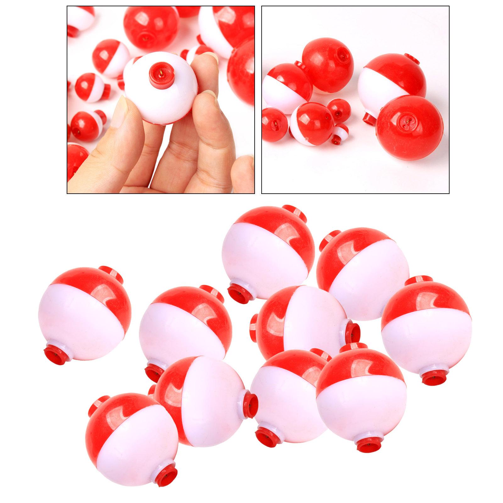 10 Pack Bobber Bulk Hard Plastic Fishing Float, Fishing Bobbers Snap-on Floats, Red and White 13mm 10PCS
10 Pack Bobber Bulk Hard Plastic Fishing Float, Fishing Bobbers Snap-on Floats, Red and White 13mm 10PCS