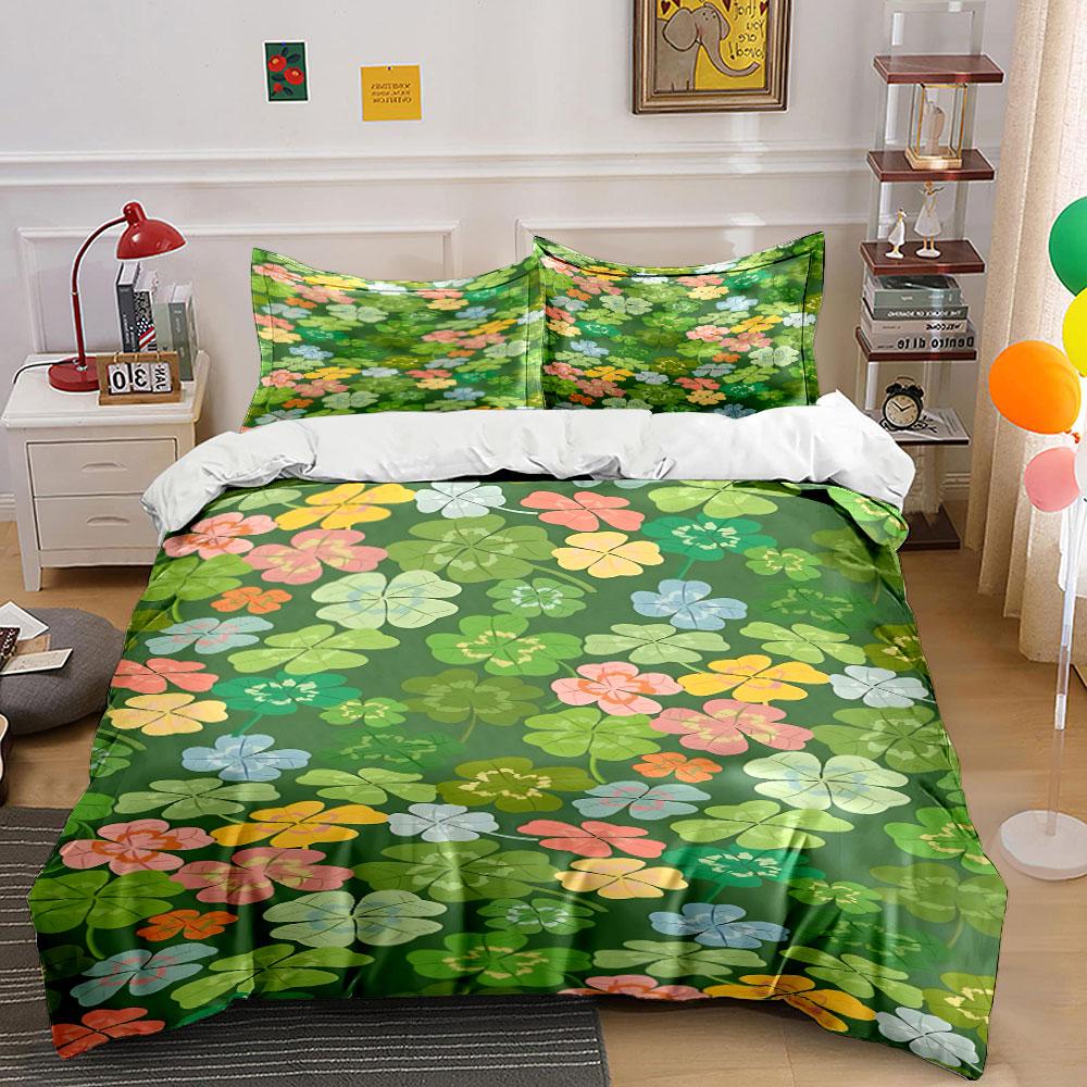 Multicolored floral and clover. Bedding sets Duvet cover sets Duvet covers Pillowcases(1 * Duvet Cover 2 * Pillowcases, without duvet insert) 135x200cm
Multicolored floral and clover. Bedding sets Duvet cover sets Duvet covers Pillowcases(1 * Duvet Cover 2 * Pillowcases, without duvet insert) 135x200cm