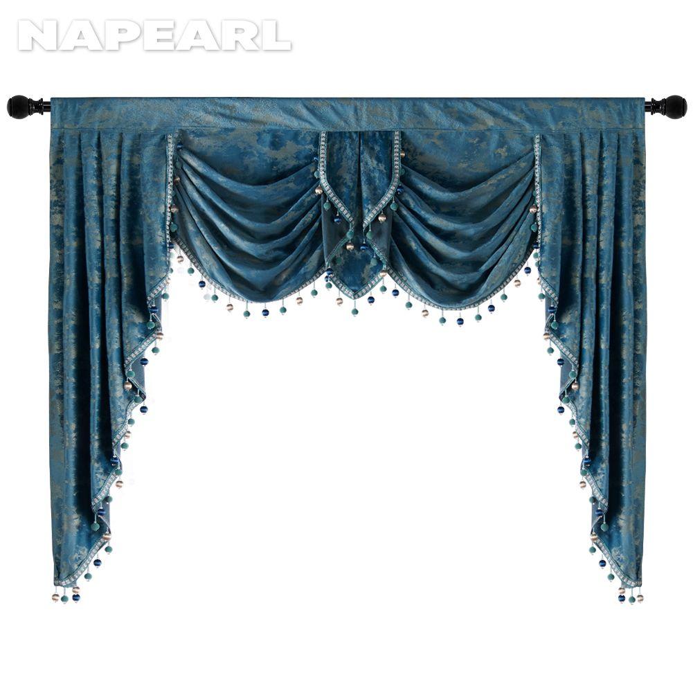 1PC NAPEARL European Luxurious Velvet Tassel Balance Кухня Водоспад Кулька Оздоблення Вікна Вітальня Штора Голова W155cm x L125cm синій
1PC NAPEARL European Luxurious Velvet Tassel Balance Кухня Водоспад Кулька Оздоблення Вікна Вітальня Штора Голова W155cm x L125cm синій