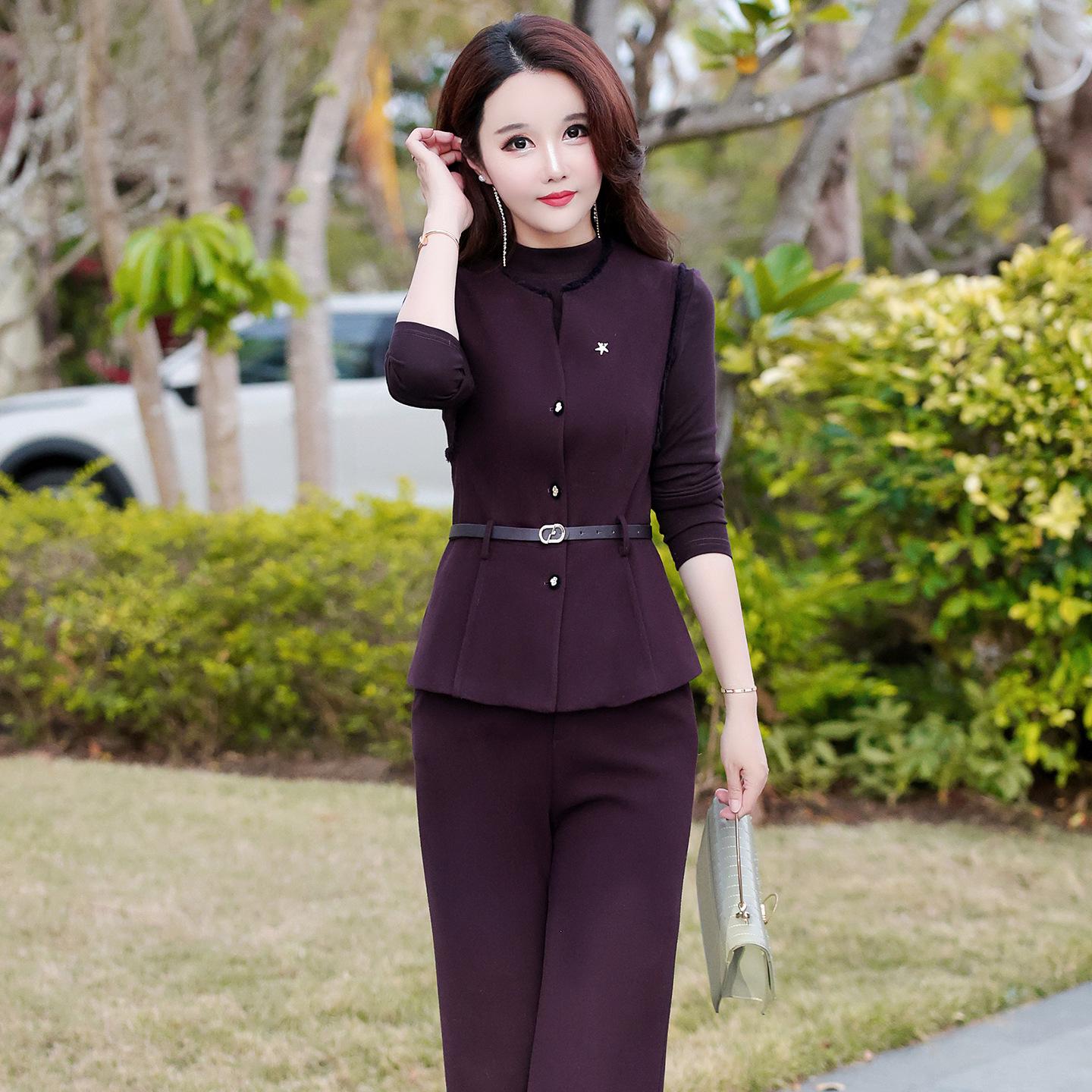 Women s 2026 Spring Fashion: Professional Slimming Three-Piece Set—Vest, Long Pants, and Suit for Commuting Moms L бордовый
Women s 2026 Spring Fashion: Professional Slimming Three-Piece Set—Vest, Long Pants, and Suit for Commuting Moms L бордовый