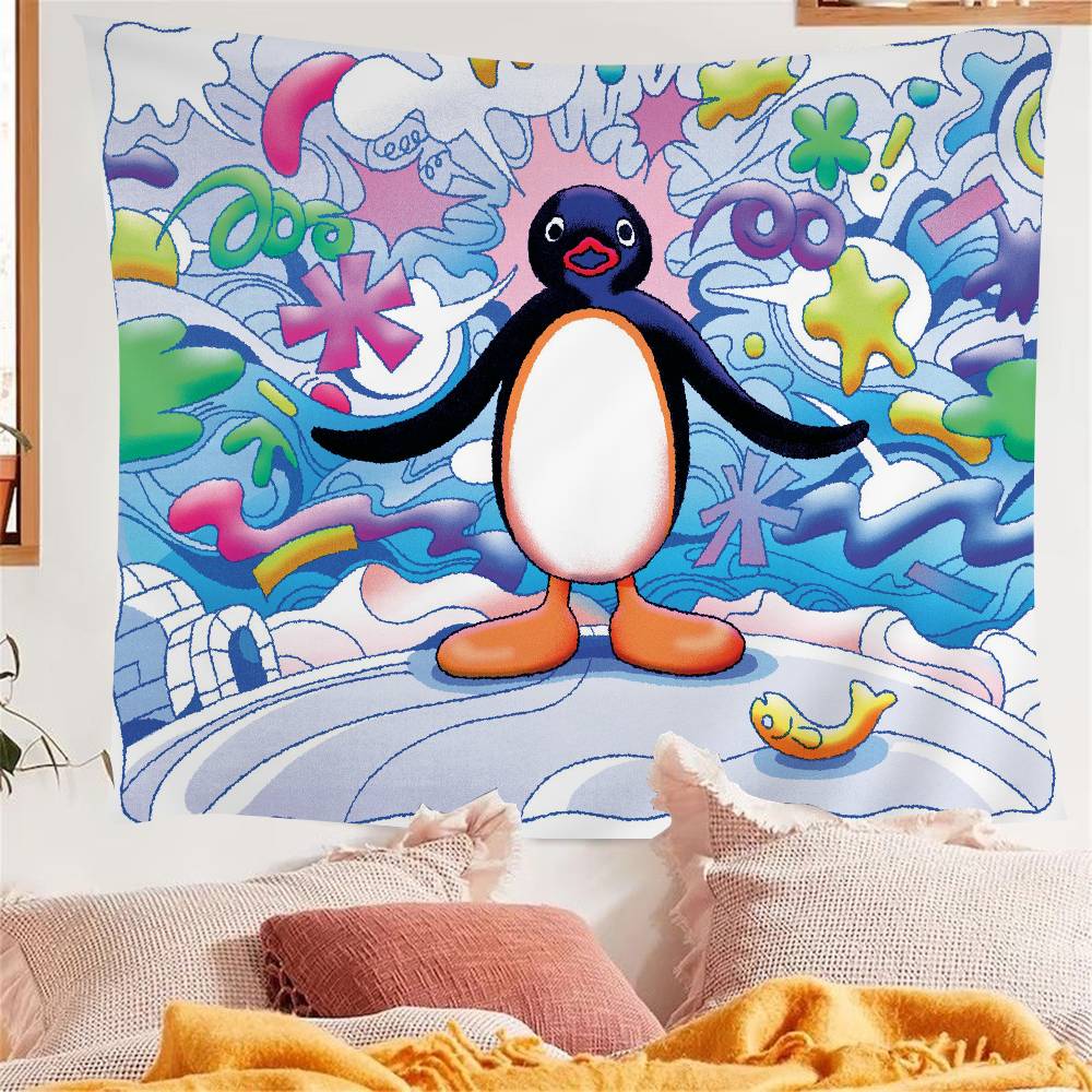 Pingu series Penguin Cartoon Tapestry Art Science Fiction Room Home Decor Wall Hanging Sheets 74x94cm(29x37in)
Pingu series Penguin Cartoon Tapestry Art Science Fiction Room Home Decor Wall Hanging Sheets 74x94cm(29x37in)