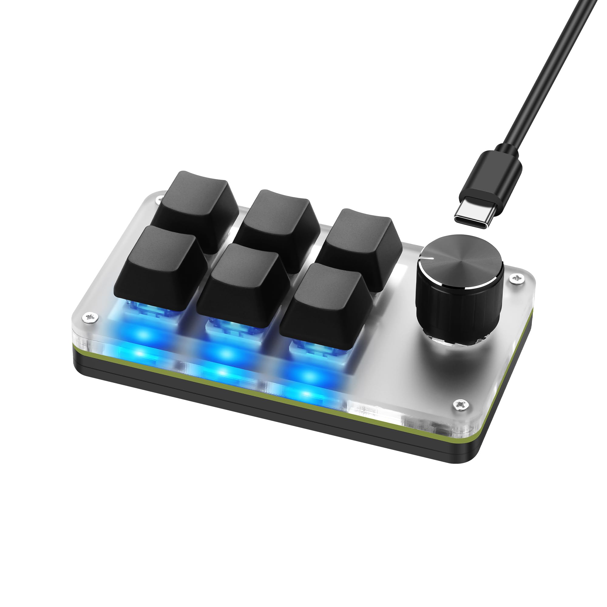 SinLoon Mini Макро програмована клавіатура USB Mini 6 клавіш 1 ручка Механічна OSU Ігрова клавіатура RGB DIY Багатофункціональна клавіатура Сумісна з Mac
SinLoon Mini Макро програмована клавіатура USB Mini 6 клавіш 1 ручка Механічна OSU Ігрова клавіатура RGB DIY Багатофункціональна клавіатура Сумісна з Mac