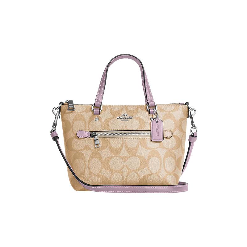 Coach Gallery 22 Handbag, Classic Zipper, Detachable Shoulder Strap, Coated Canvas & Smooth Leather Splicing, Small Size Women Crossbody Shoulder Bag коричневий
Coach Gallery 22 Handbag, Classic Zipper, Detachable Shoulder Strap, Coated Canvas & Smooth Leather Splicing, Small Size Women Crossbody Shoulder Bag коричневий
