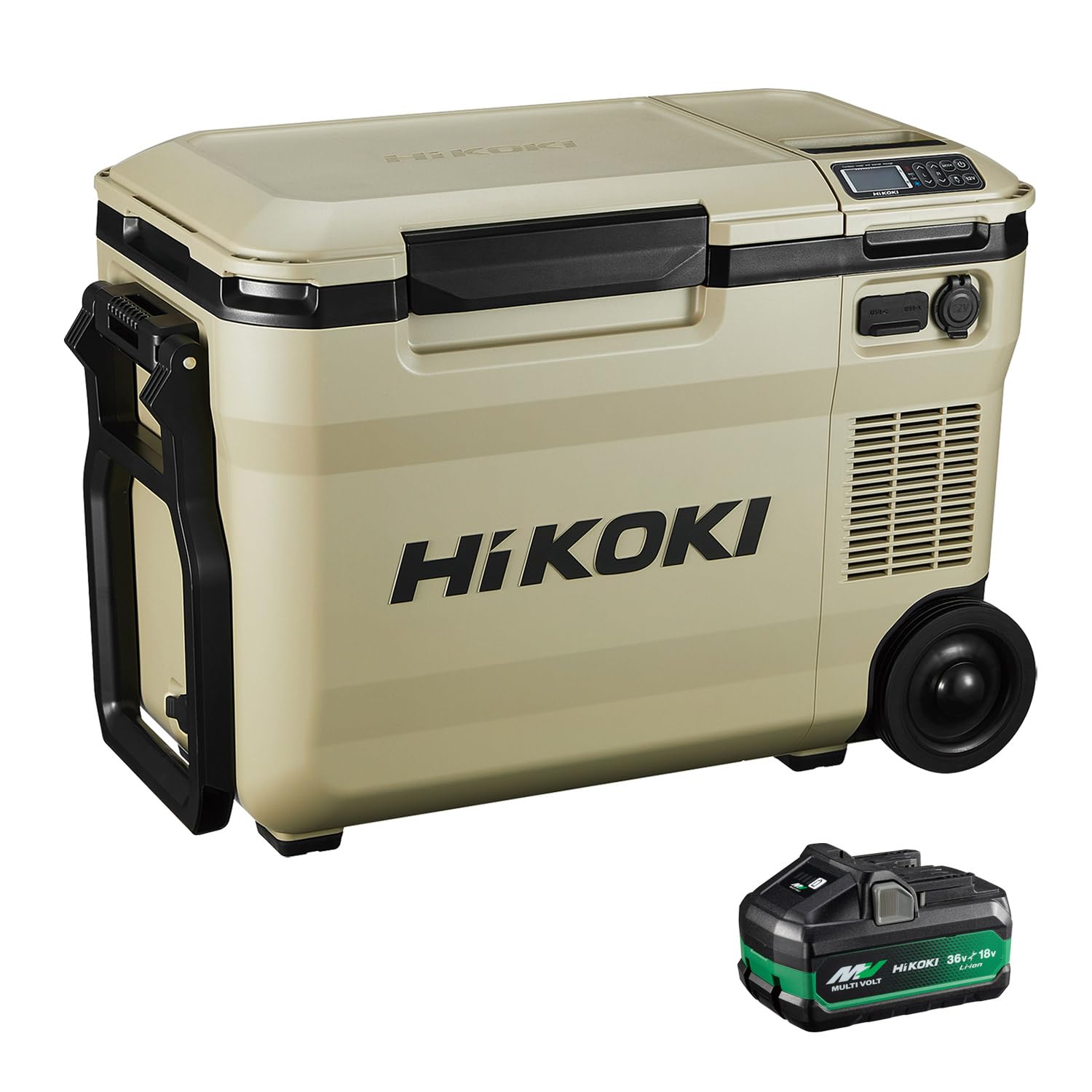 HiKOKI 14.418V беспроводной холодильный склад UL18DBA (WMBZ) Вместимость 25 л Портативный холодильник Автомобильный холодильник -18℃~+60℃ 2 режима работы в помещении
HiKOKI 14.418V беспроводной холодильный склад UL18DBA (WMBZ) Вместимость 25 л Портативный холодильник Автомобильный холодильник -18℃~+60℃ 2 режима работы в помещении
