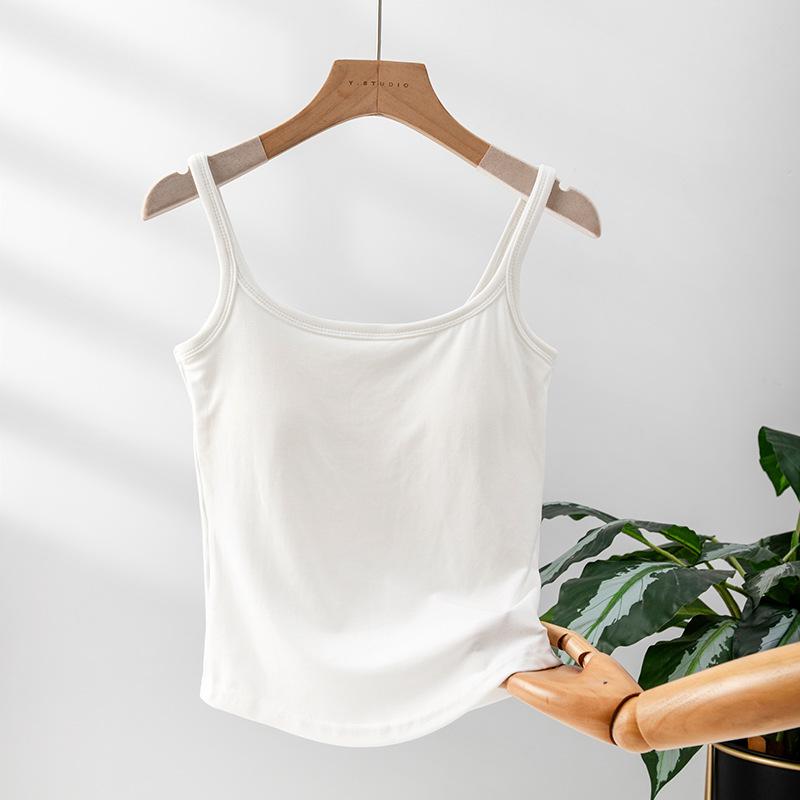 Female s Suspender Vest with Chest Pads Combined High Elasticity and Slimming Inner Top Top Outer Wear American Style High Quality Practical Daily Use L
Female s Suspender Vest with Chest Pads Combined High Elasticity and Slimming Inner Top Top Outer Wear American Style High Quality Practical Daily Use L