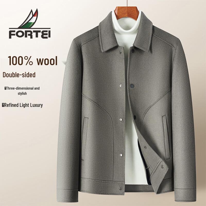 Futting Men s 100% Wool Double-Sided Thickened Lapel Jacket L
Futting Men s 100% Wool Double-Sided Thickened Lapel Jacket L