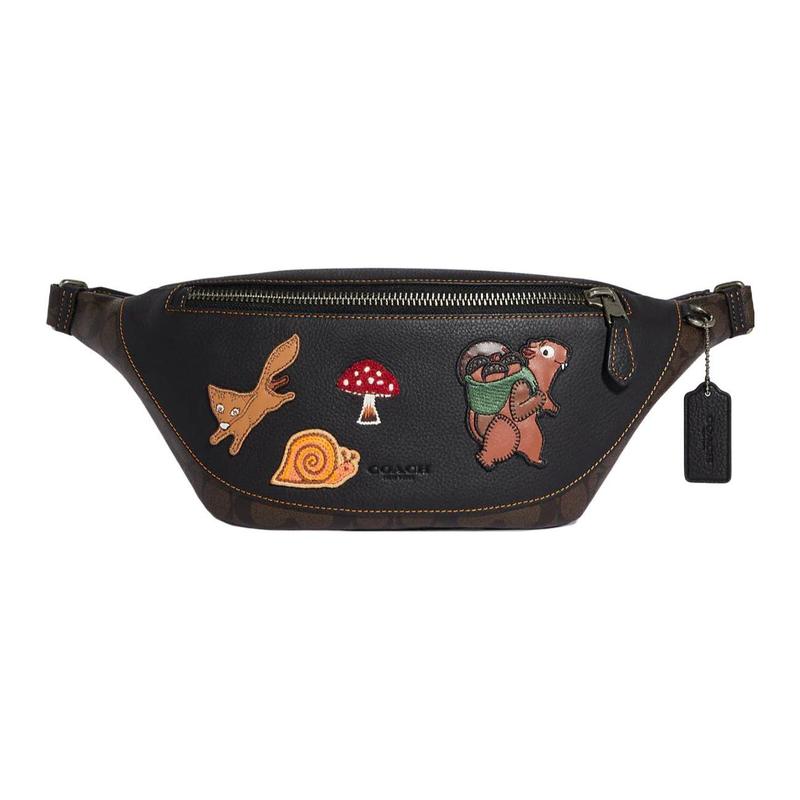 COACH fanny pack Warren Series 33 animal patch zipper closure internal multi-function pocket cow leather shoulder crossbody bag waist bag large size коричневий
COACH fanny pack Warren Series 33 animal patch zipper closure internal multi-function pocket cow leather shoulder crossbody bag waist bag large size коричневий
