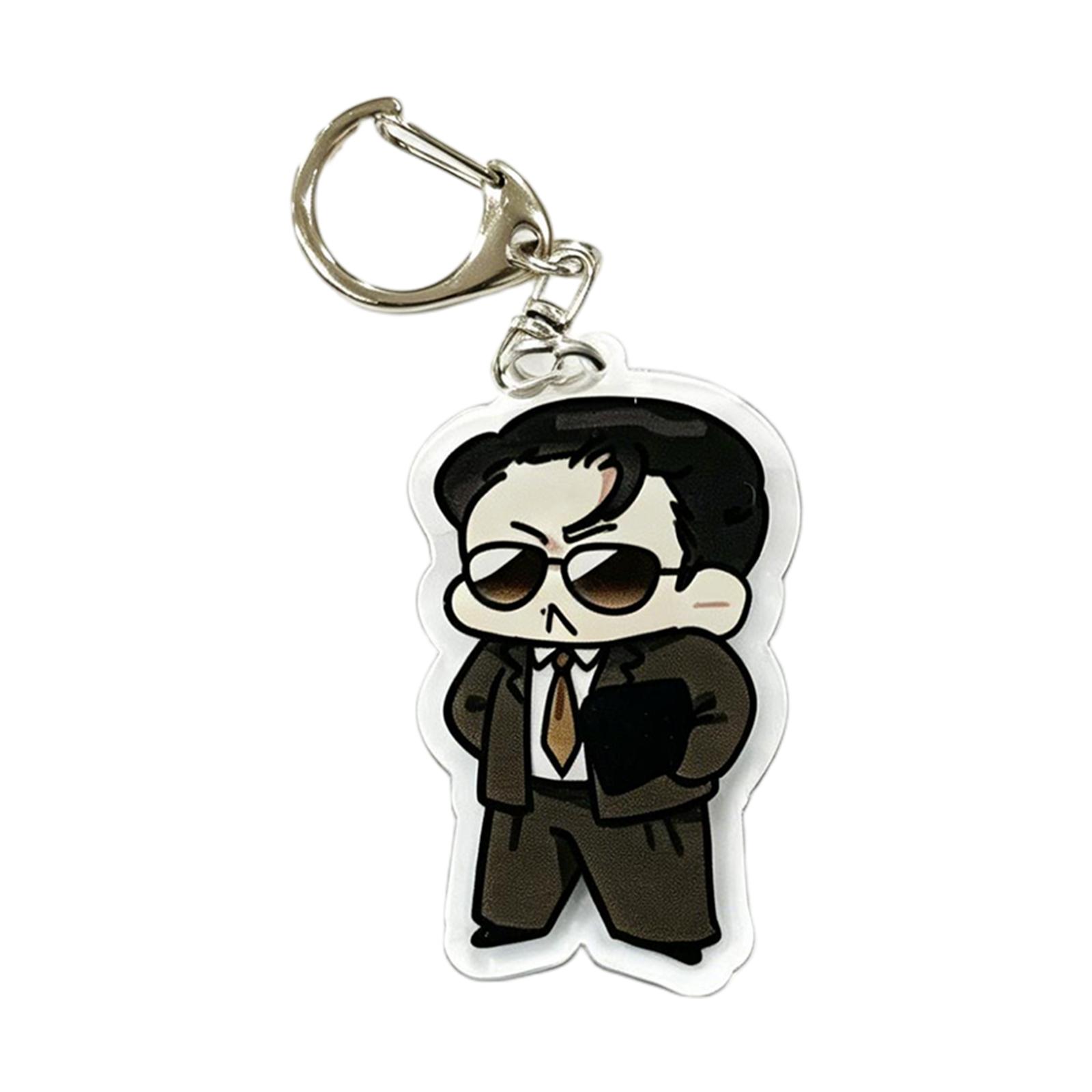 Cartoon Character Acrylic Keychain with Metal Keyring Durable Lightweight Portable for Bag Backpack Keys Accessories Collectible Gift One Size
Cartoon Character Acrylic Keychain with Metal Keyring Durable Lightweight Portable for Bag Backpack Keys Accessories Collectible Gift One Size