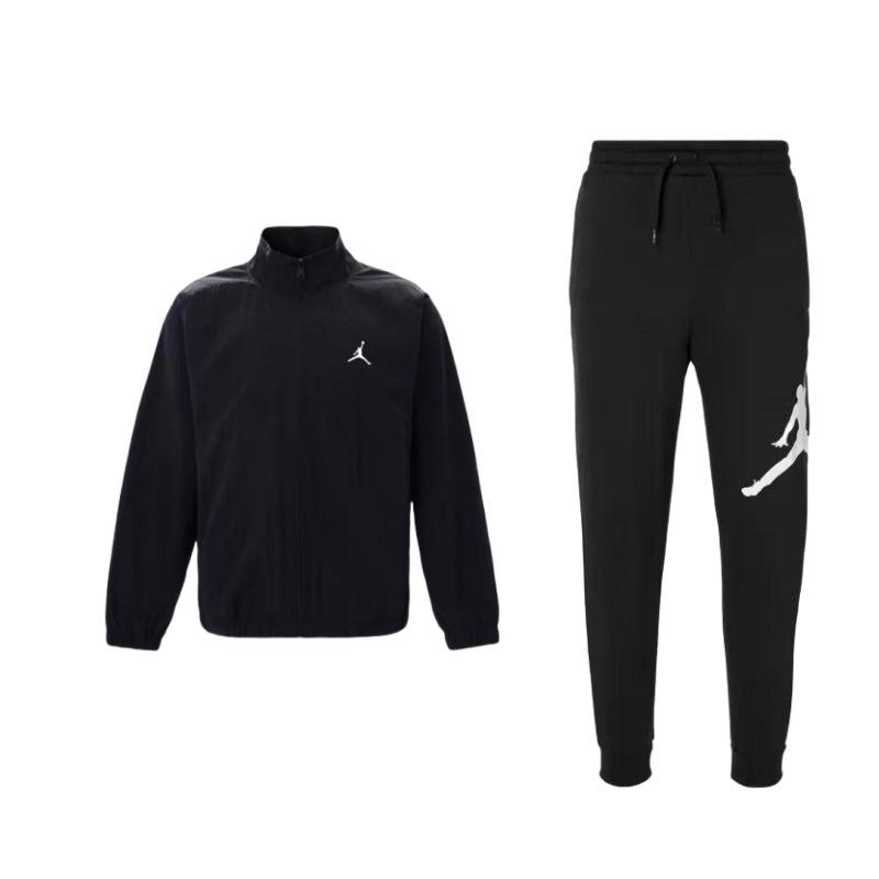 Jordan Comfortable Simple Jacket And Tapered Knit Pants Casual Sports Suit Men suit Black DA6804-010+FN4538-010 L
Jordan Comfortable Simple Jacket And Tapered Knit Pants Casual Sports Suit Men suit Black DA6804-010+FN4538-010 L
