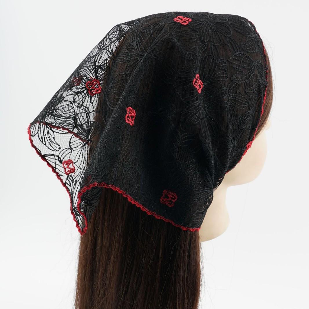 Chic Black Silk Lace Shawl & Headwrap
Chic Black Silk Lace Shawl & Headwrap