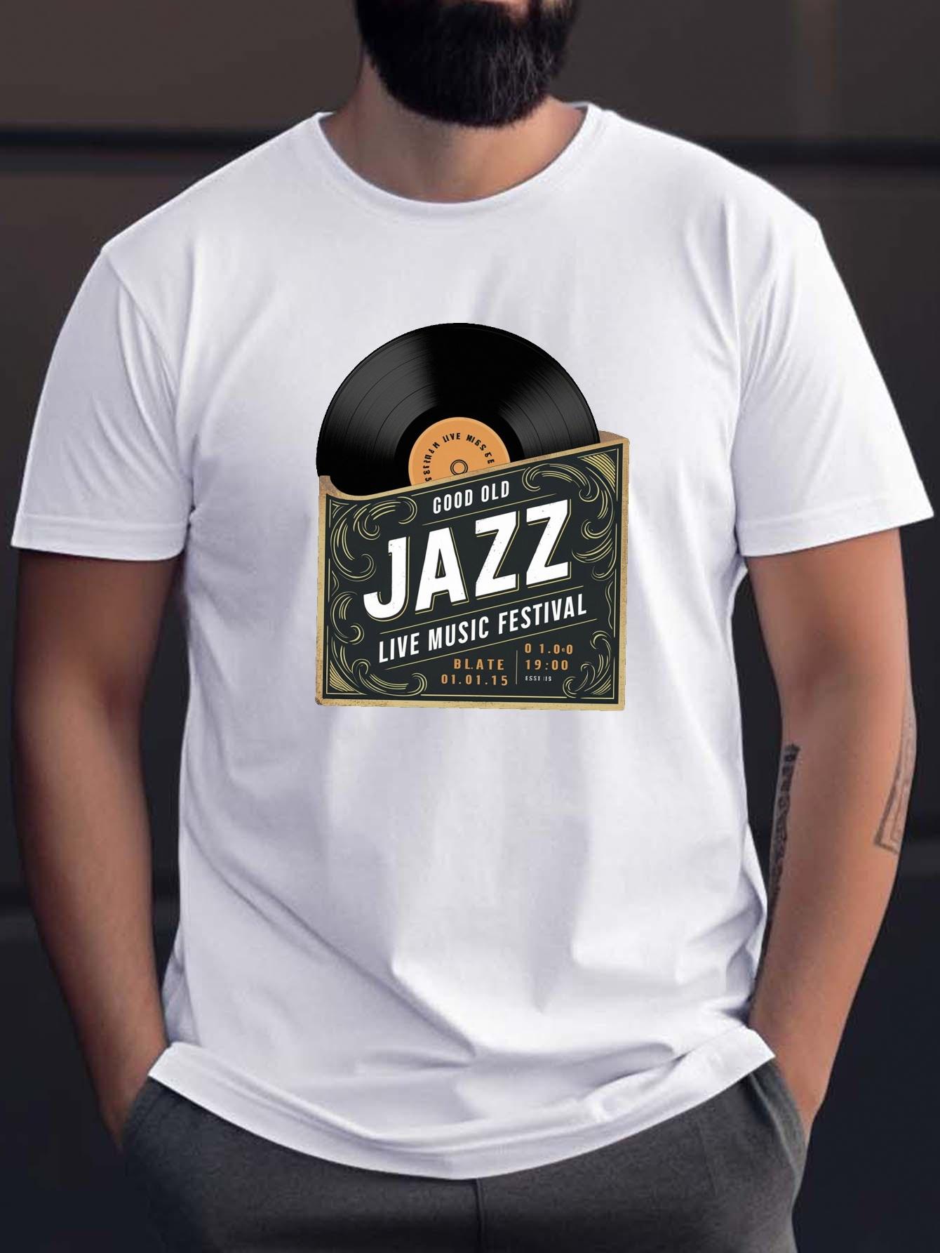 JAZZ LIVE MUSIC FESTIVAL Print Men s Short Sleeve Versatile T-shirt, Comfy & Breathable, Summer Casual Clothing 5XL різнокольоровий
JAZZ LIVE MUSIC FESTIVAL Print Men s Short Sleeve Versatile T-shirt, Comfy & Breathable, Summer Casual Clothing 5XL різнокольоровий