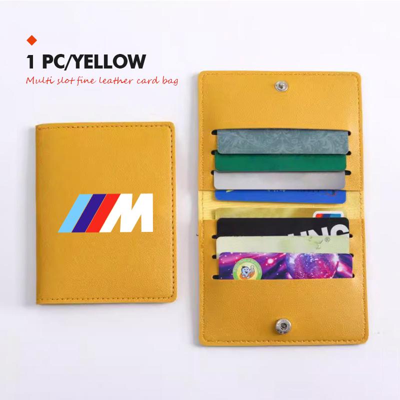 Car Emblem Leather Multi Slot Storage Card Bag Accessories For BMW E93 F10 F20 F30 F40 F15 F25 F26 F31 F49 F86 M3 M5 X3
Car Emblem Leather Multi Slot Storage Card Bag Accessories For BMW E93 F10 F20 F30 F40 F15 F25 F26 F31 F49 F86 M3 M5 X3