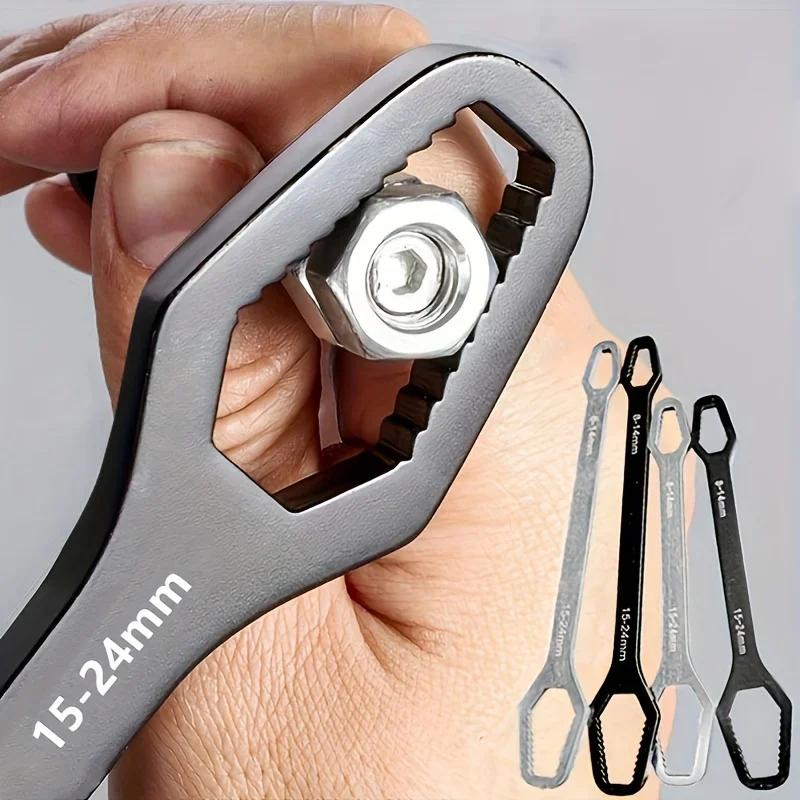 8 to 24 Black Multifunctional Double End Box Wrench Hexagon Double End Solid Wrench Screw and Nut Tool with Various Diameters чёрный
8 to 24 Black Multifunctional Double End Box Wrench Hexagon Double End Solid Wrench Screw and Nut Tool with Various Diameters чёрный